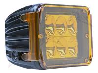 Rigid Industries - Rigid Industries Protective Polycarbonate Cover - Dually/D2 - Amber 20193 - Image 1