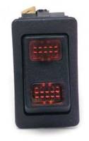 Painless Wiring - Painless Wiring Rocker Switch/On-Off-Momentary On/Green Lighted 80402 - Image 1