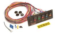 Painless Wiring - Painless Wiring 6-Switch Lighted Non-Fused Rocker Switch Panel w/wiring 50406 - Image 1