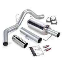 Banks Power - Banks Power Monster Exhaust System, Single Exit, Chrome Round Tip 48700 - Image 1