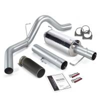 Banks Power - Banks Power Monster Exhaust System, Single Exit, Black Round Tip 48700-B - Image 1