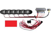 Rigid Industries - Rigid Industries Boat Deck Kit, 6 LIGHTS-RED 40087 - Image 1