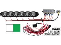 Rigid Industries - Rigid Industries Boat Deck Kit, 6 LIGHTS-2CW 4GR 40092 - Image 1