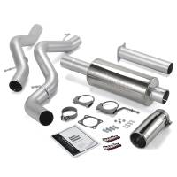 Banks Power - Banks Power Monster Exhaust System, Single Exit, Chrome Round Tip 48937 - Image 1