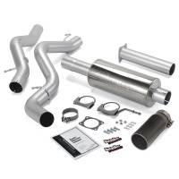 Banks Power - Banks Power Monster Exhaust System, Single Exit, Black Round Tip 48937-B - Image 1
