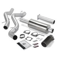 Banks Power - Banks Power Monster Exhaust System, Single Exit, Black Tip 48633-B - Image 1