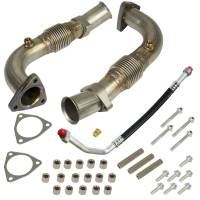 BD Diesel - BD Diesel UpPipes Kit - Ford 2008-2010 6.4L - Exhaust Manifolds Required 1043908 - Image 1