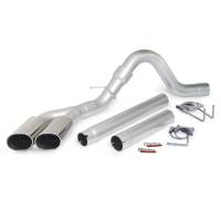 Banks Power - Banks Power Monster Exhaust System, Single Exit, Dual Chrome Obround Tips 49784 - Image 1