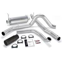 Banks Power - Banks Power Monster Exhaust System, Single Exit, Black Round Tip 48656-B - Image 1