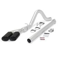 Banks Power - Banks Power Monster Exhaust System, Single Exit, Dual Black Obround Tips 49789-B - Image 1