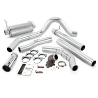 Banks Power - Banks Power Monster Exhaust System with Power Elbow, Single Exit, Chrome Round Tip 48659 - Image 1