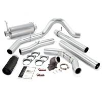 Banks Power - Banks Power Monster Exhaust System with Power Elbow, Single Exit, Black Round Tip 48659-B - Image 1