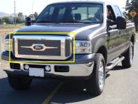 T-Rex Grilles - T-Rex Ford Super Duty Grille Assembly - Aftermarket Chrome Shell - w/ 50562 - Image 1