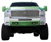 T-Rex Grilles - T-Rex 2007-2010 Silverado HD  X-METAL STAINLESS POLISHED Grille 6711130 - Image 1