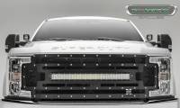 T-Rex Grilles - T-Rex TORCH Black Steel Small Mesh Grille 6315371 - Image 1