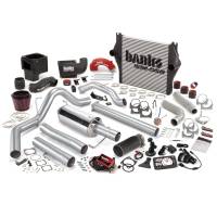 Banks Power - Banks Power Big Hoss Bundle, Complete Power System with Single Exhaust, Black Tip 46097-B - Image 1