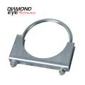 Diamond Eye Performance PERFORMANCE DIESEL EXHAUST PART-3in. ZINC COATED U-BOLT SADDLE CLAMP 454002