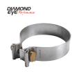 Diamond Eye Performance PERFORMANCE DIESEL EXHAUST PART-2in. ALUMINIZED TORCA BAND CLAMP BC200A
