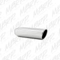 MBRP Exhaust 3.5" OD, 2.25" inlet, 12" in length, Angled Cut Rolled End, Weld on, T304 T5137