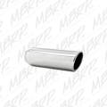 MBRP Exhaust 3.5" OD, 2.5" inlet, 12" in length, Angled Cut Rolled End, Weld on, T304 T5138