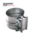 Exhaust - Exhaust Parts - Diamond Eye Performance - Diamond Eye Performance PERFORMANCE DIESEL EXHAUST PART-2.25in. 409 STAINLESS STEEL TORCA LAP-JOINT CLAM L22SA