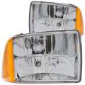 Lighting - Headlights - ANZO USA - ANZO USA Crystal Headlight Set 111078