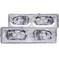 Lighting - Headlights - ANZO USA - ANZO USA Crystal Headlight Set 111300