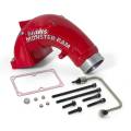 Banks Power Monster-Ram Intake Elbow Kit with Fuel Line, 3.5 inch Red Powder Coated 42788-PC