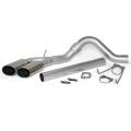 Exhaust - Exhaust Systems - Banks Power - Banks Power Monster Exhaust System, Single Exit, Dual Chrome Obround Tips 49766
