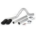 Banks Power - Banks Power Monster Exhaust System, Single Exit, Dual Black Obround Tips 49785-B