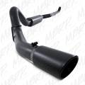 Exhaust - Exhaust Systems - MBRP Exhaust - MBRP Exhaust 4" Down Pipe Back, Single Side, Off-Road (includes front pipe) Black Coated S6004BLK