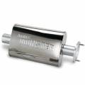 Banks Power Stainless Steel Exhaust Muffler, 2.5 inch Inlet and Outlet with adapter 52637